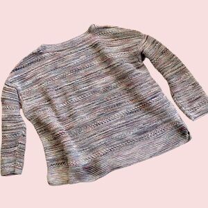 100% Cotton Knitted Sweater by JJill. Perfect for Spring 🌺